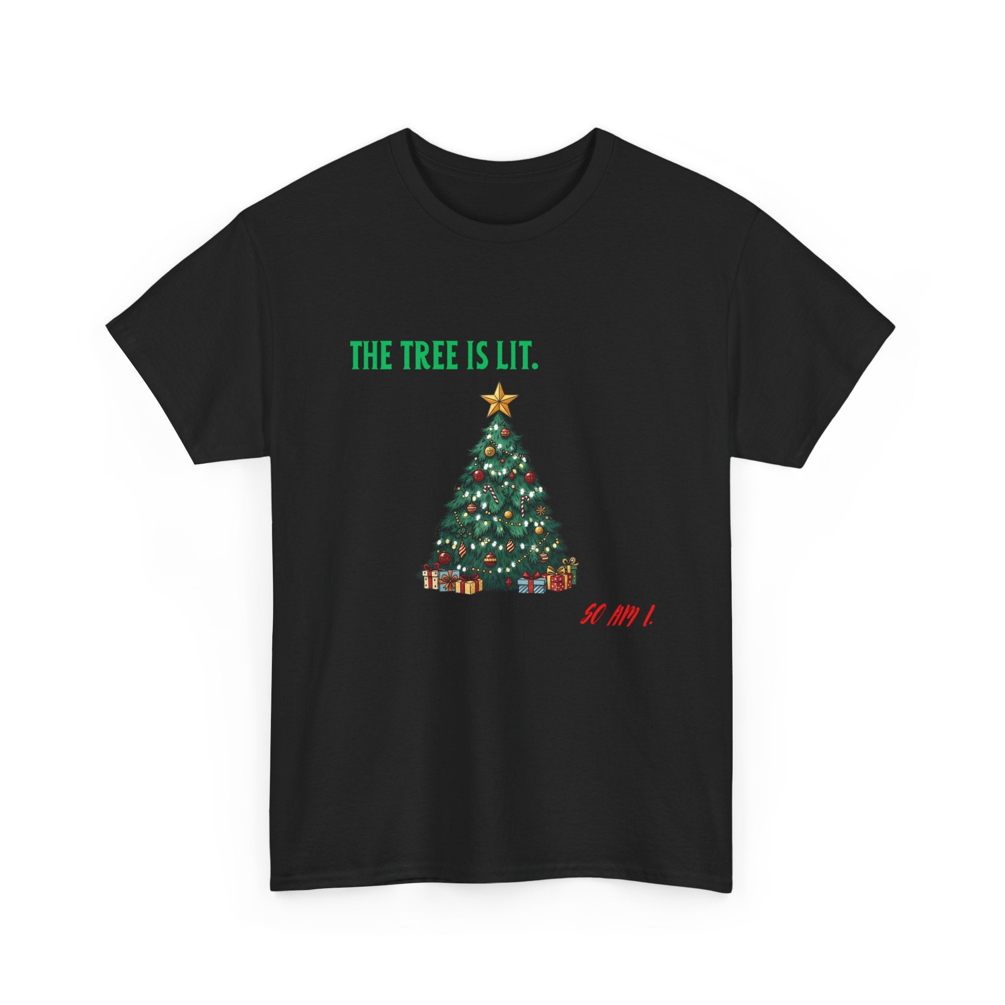 Tropic Wave Unisex Tree Is Lit Holiday Tee