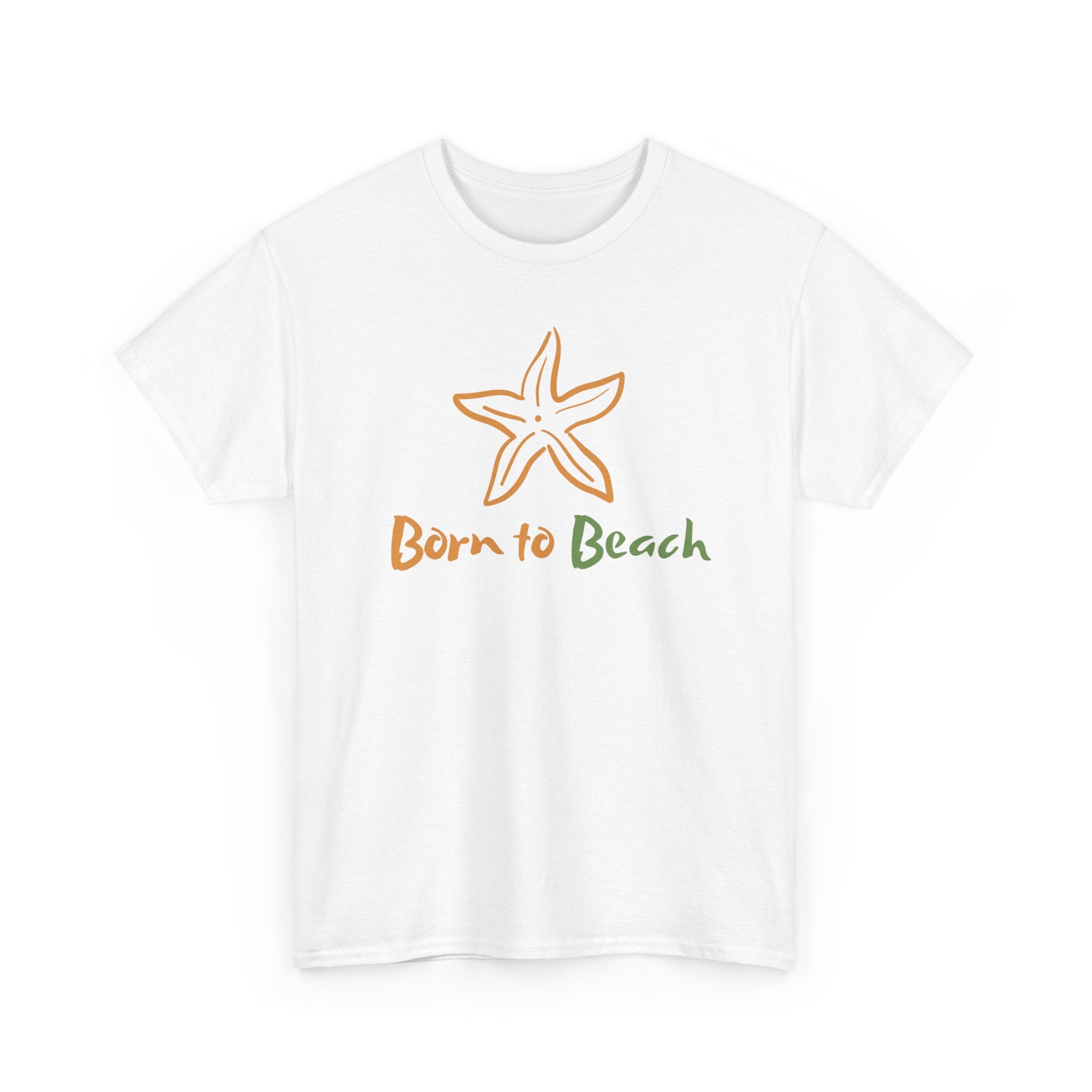 Born to Beach Unisex Heavy Cotton Tee