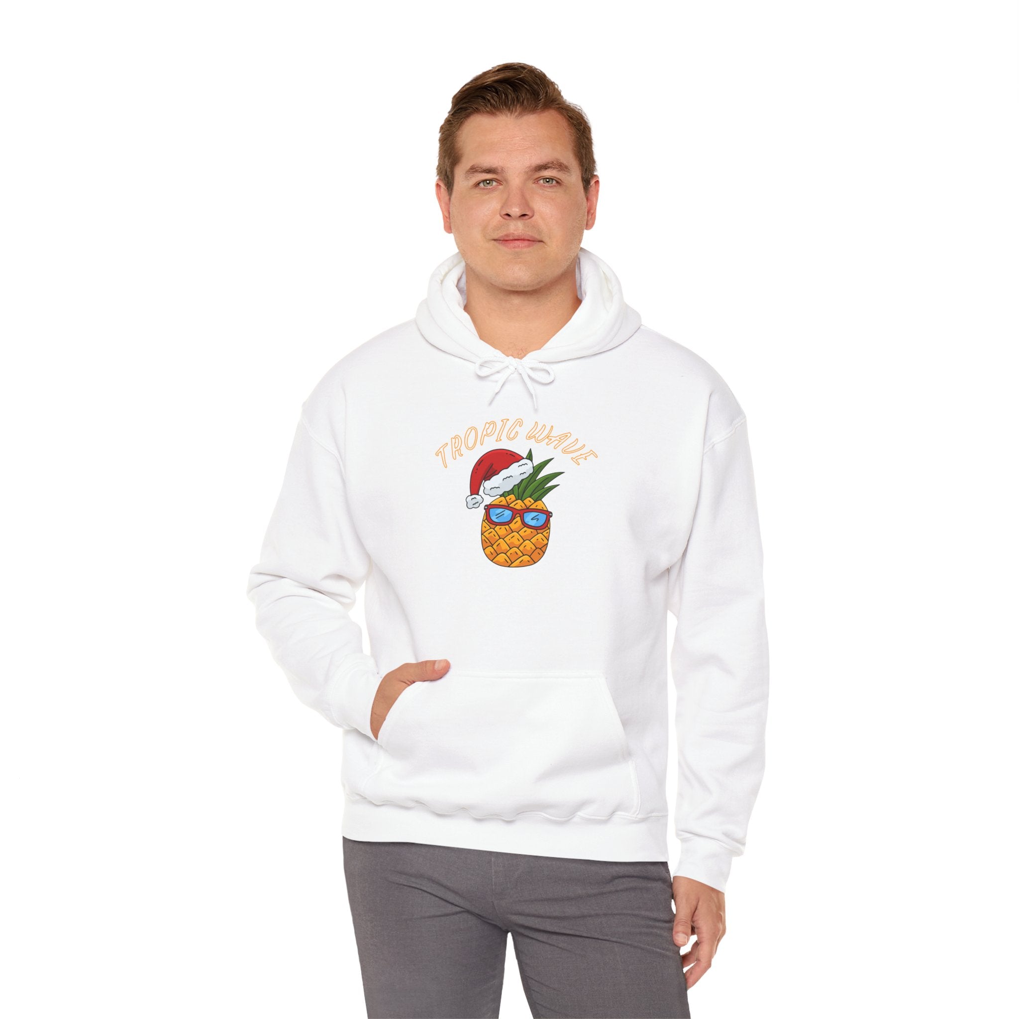 Tropic Wave Unisex Holiday Pineapple Hoodie