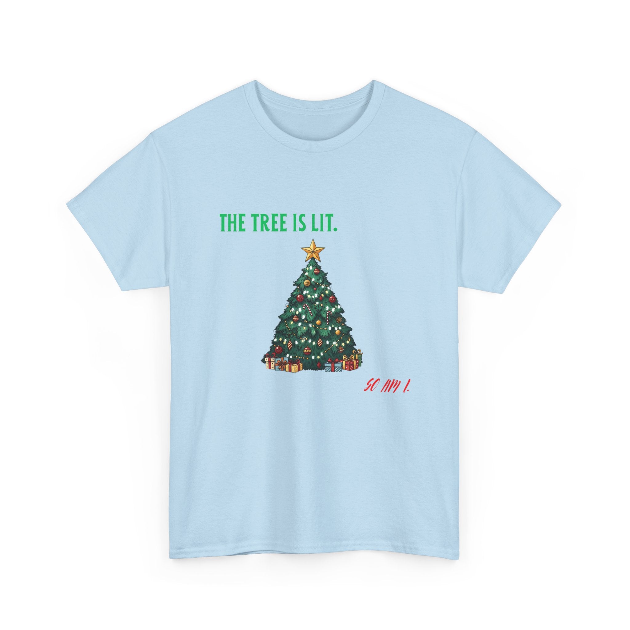 Tropic Wave Unisex Tree Is Lit Holiday Tee