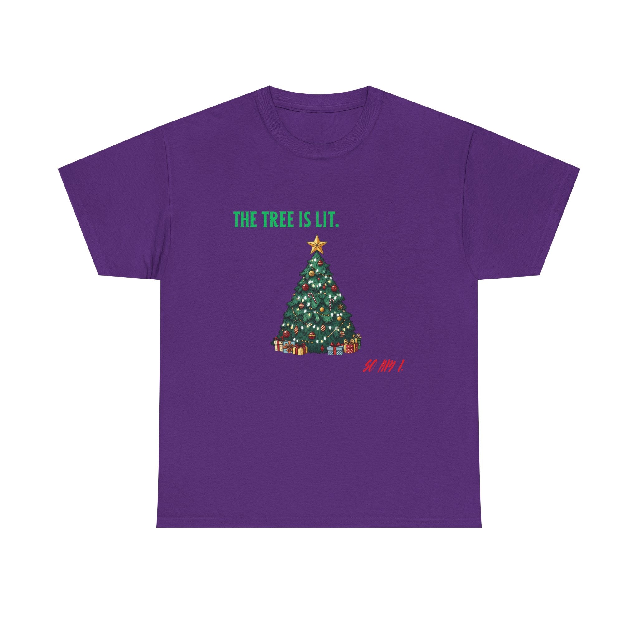 Tropic Wave Unisex Tree Is Lit Holiday Tee