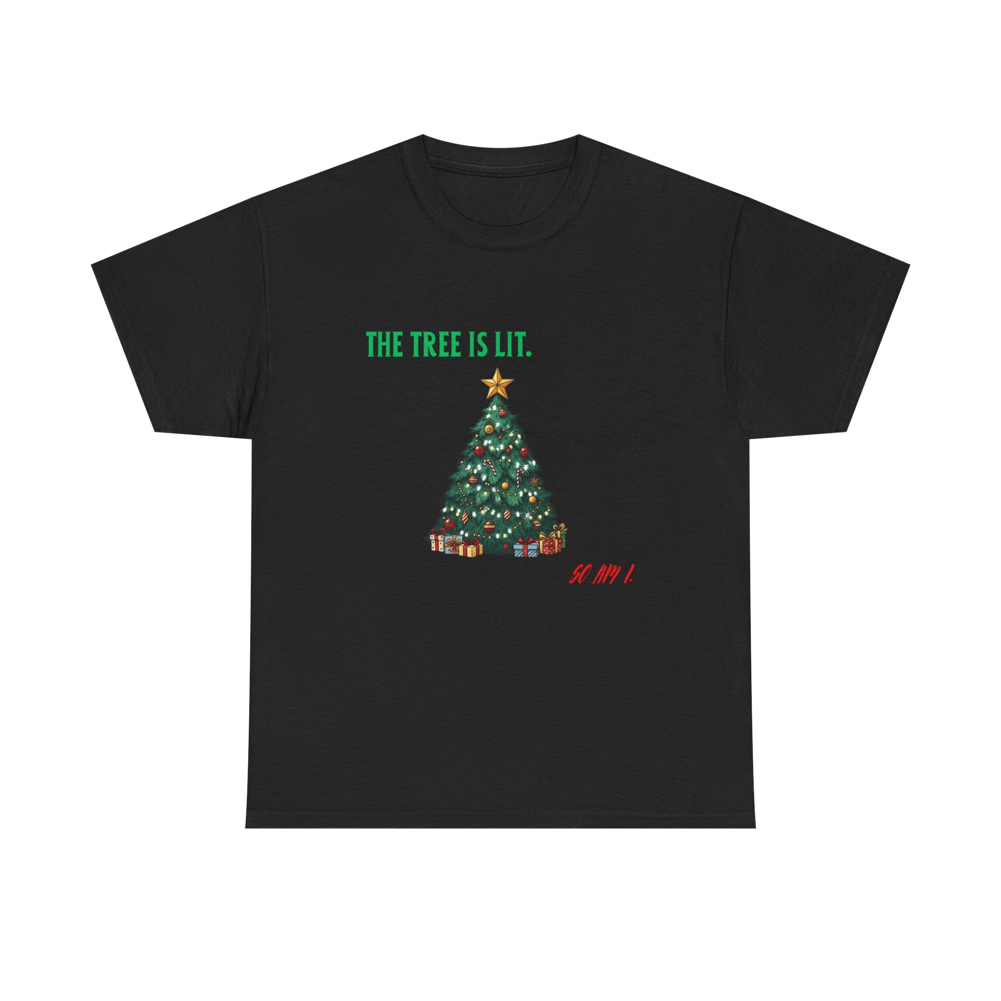 Tropic Wave Unisex Tree Is Lit Holiday Tee