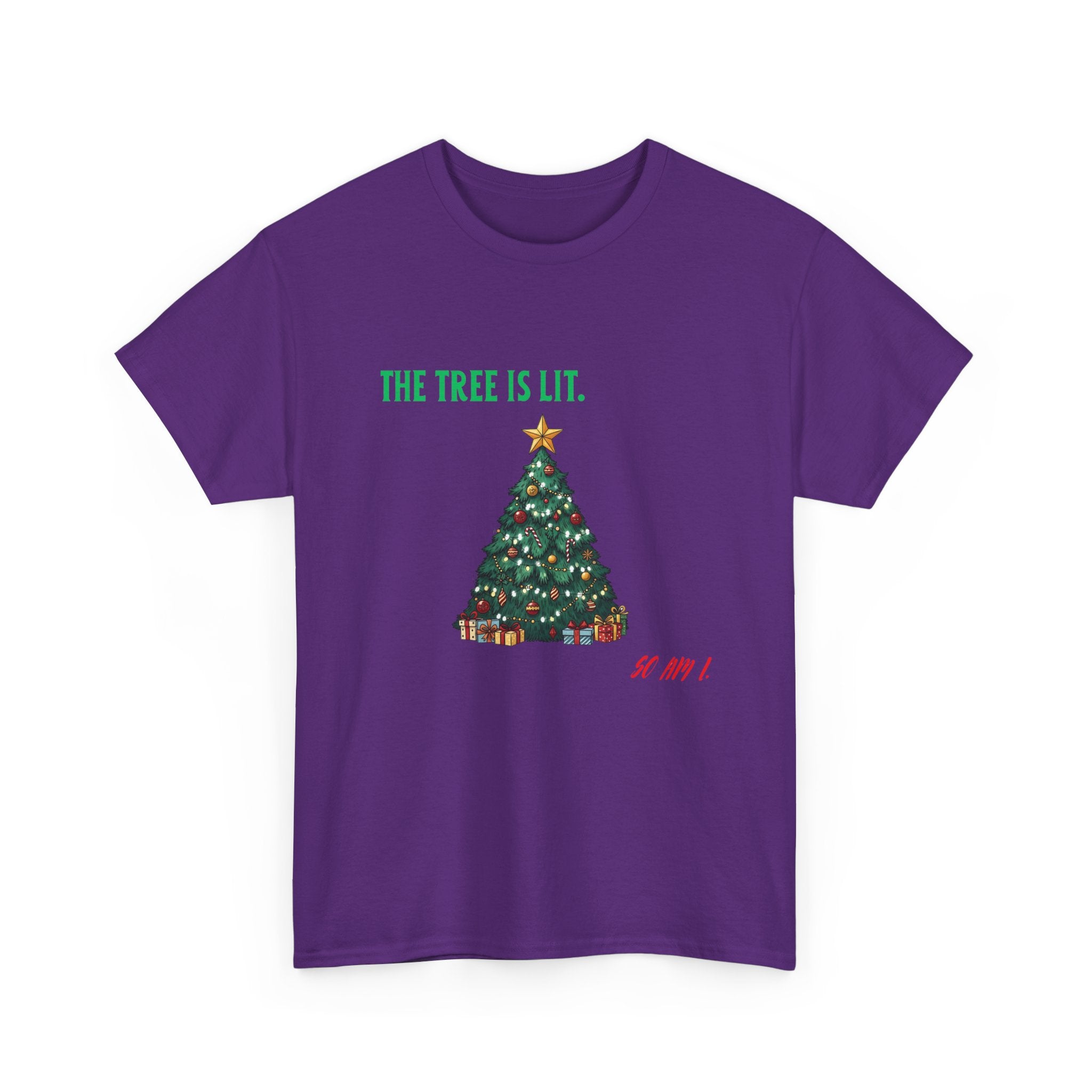 Tropic Wave Unisex Tree Is Lit Holiday Tee