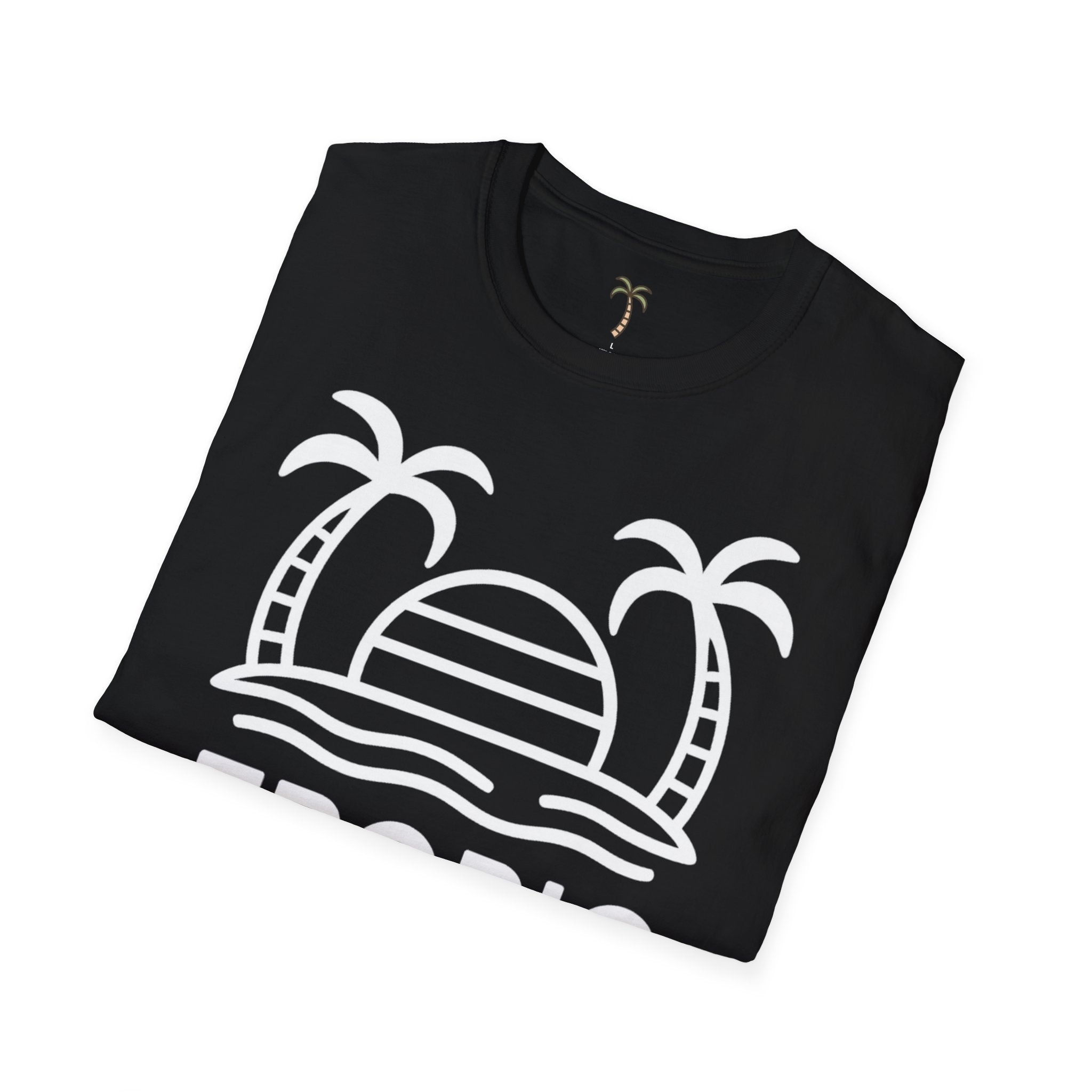 Dark Tropic Wave Unisex Softstyle T-Shirt