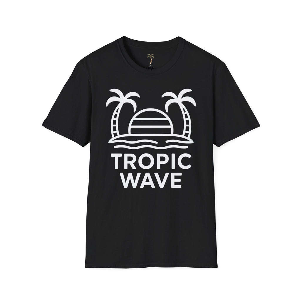 Dark Tropic Wave Unisex Softstyle T-Shirt