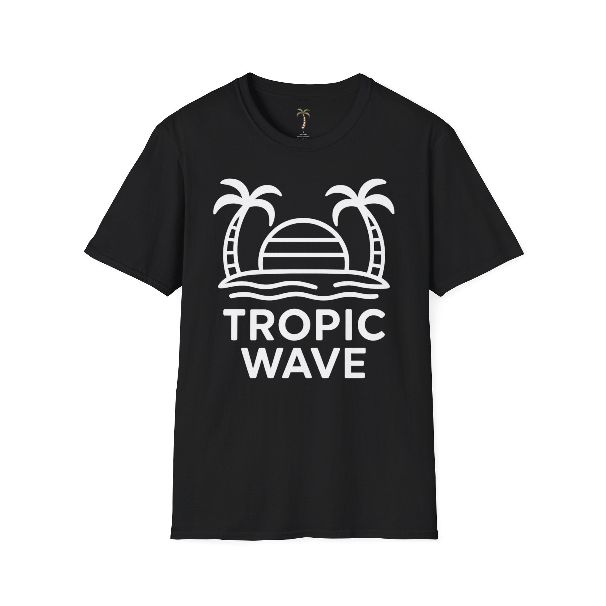 Dark Tropic Wave Unisex Softstyle T-Shirt
