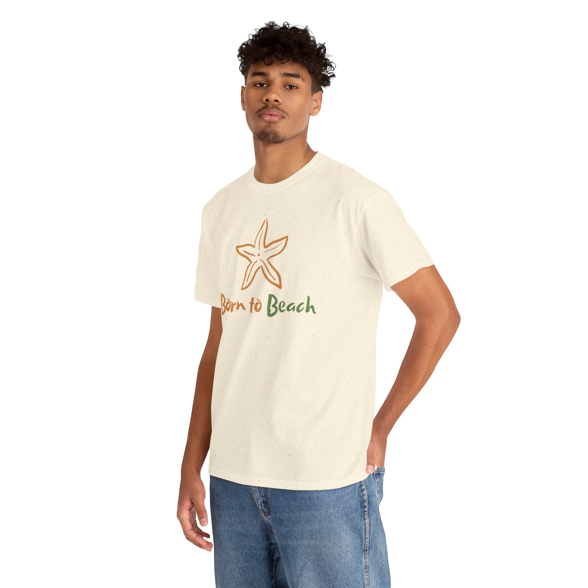 Born to Beach Unisex Heavy Cotton Tee