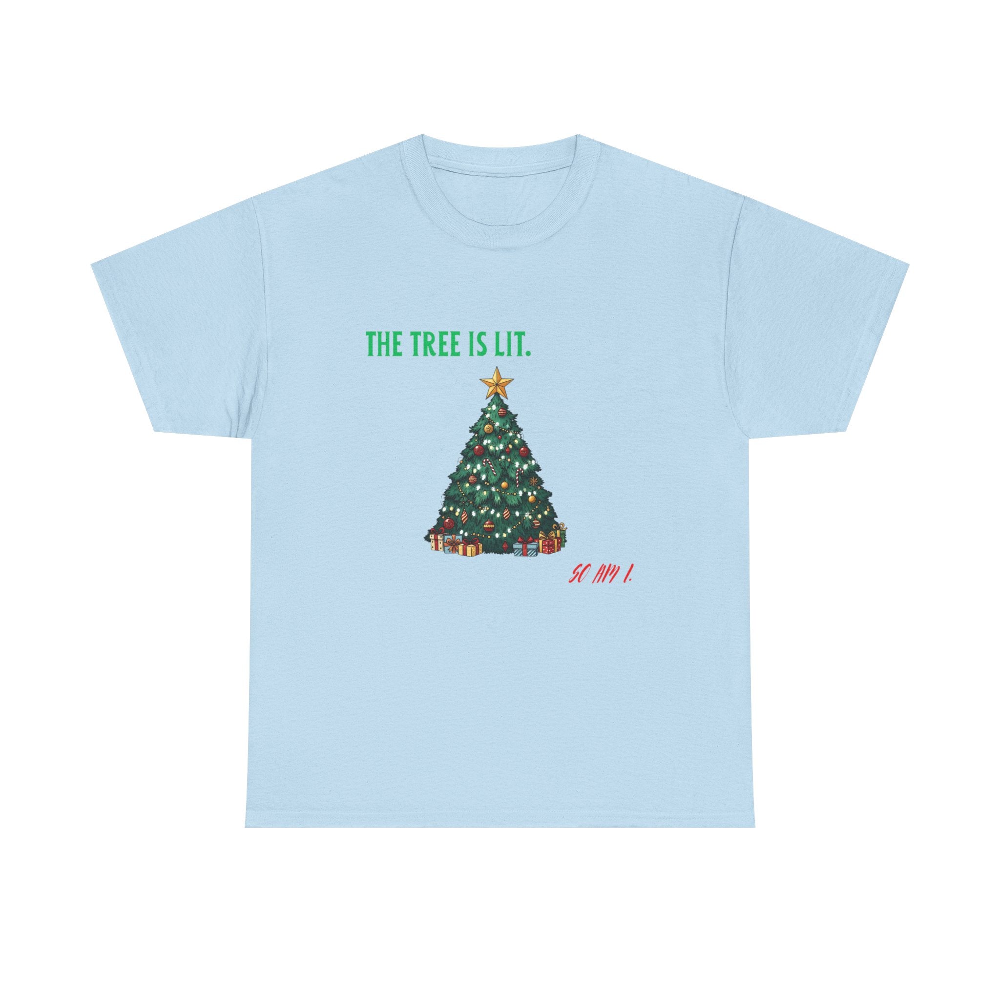 Tropic Wave Unisex Tree Is Lit Holiday Tee