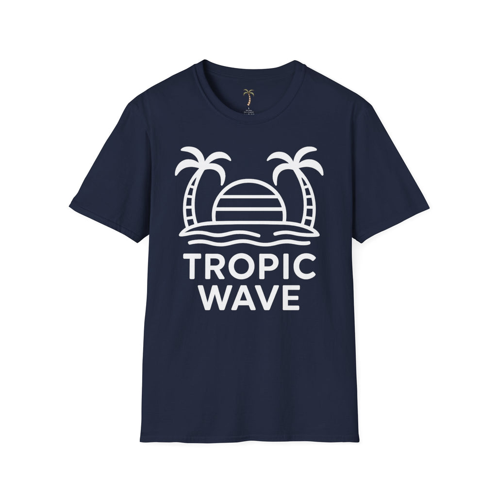 Dark Tropic Wave Unisex Softstyle T-Shirt