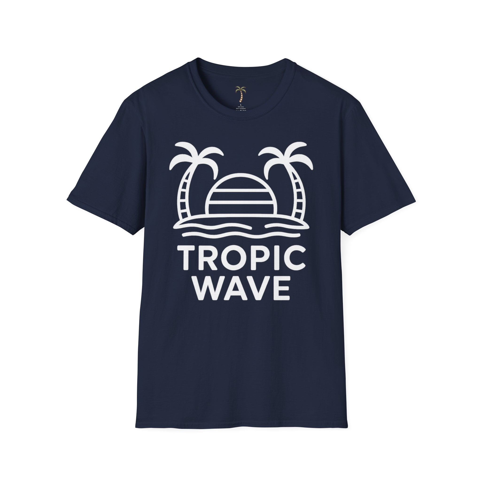Dark Tropic Wave Unisex Softstyle T-Shirt