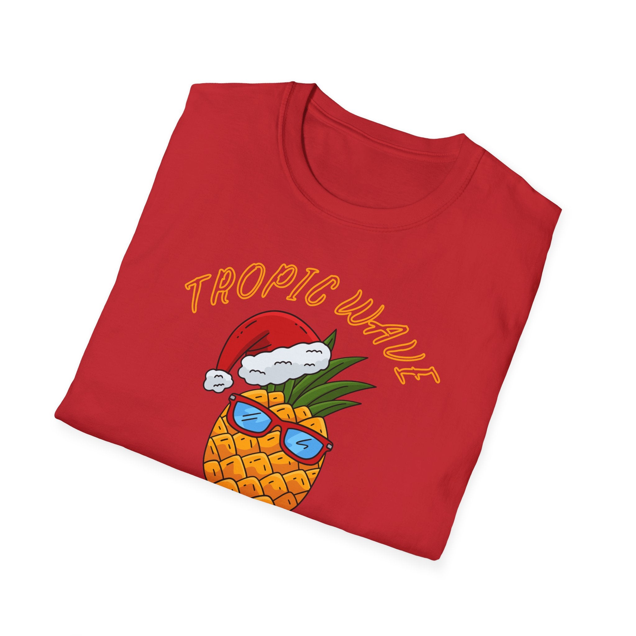 Tropic Wave Unisex Festive Pineapple Tee