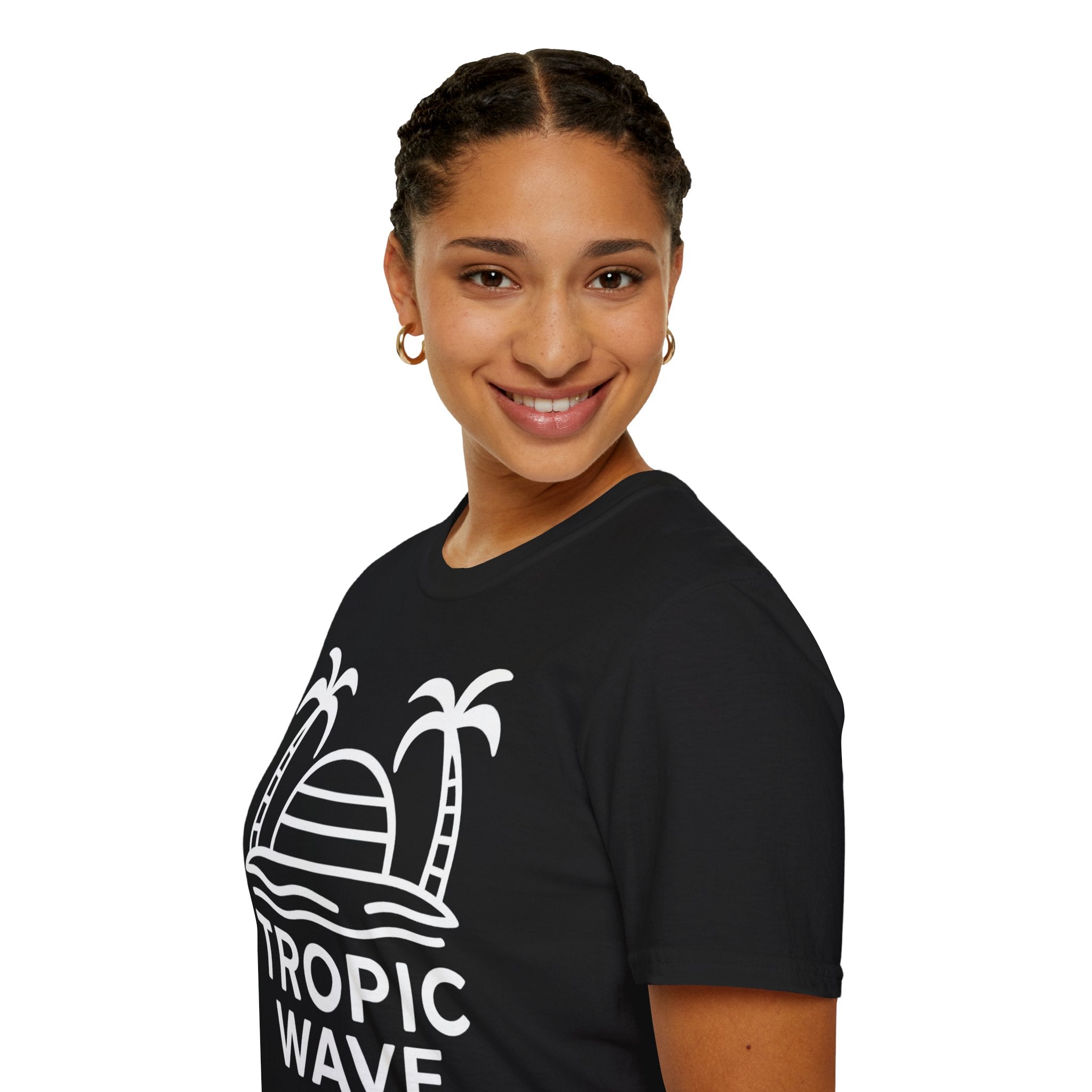 Dark Tropic Wave Unisex Softstyle T-Shirt