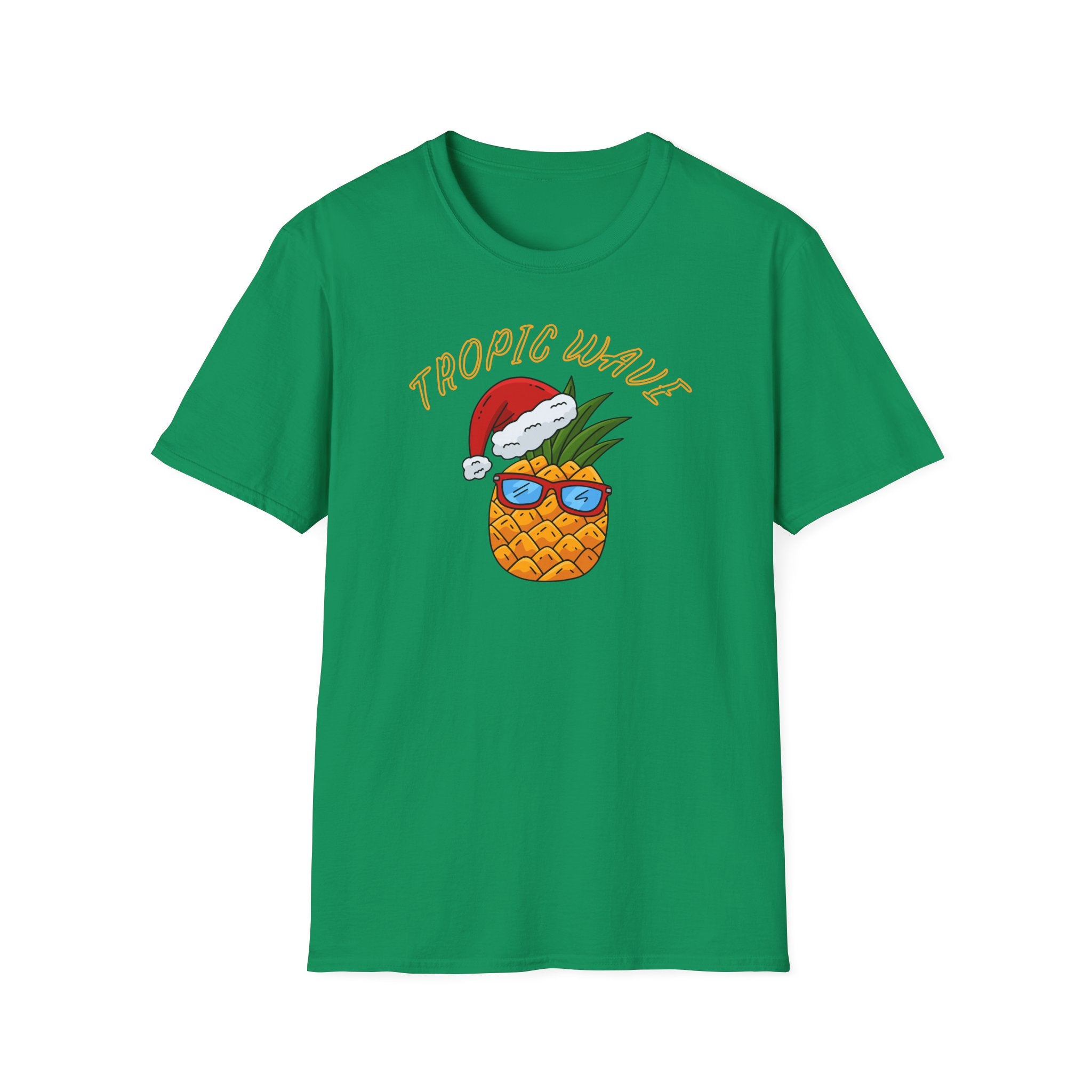 Tropic Wave Unisex Festive Pineapple Tee