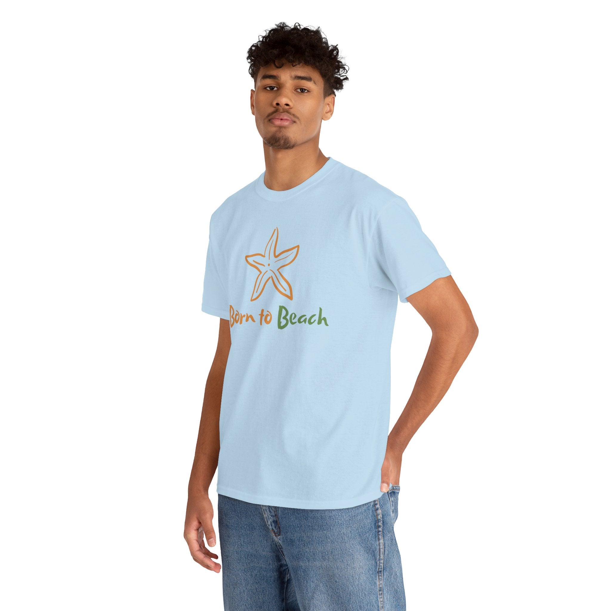 Born to Beach Unisex Heavy Cotton Tee